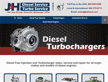 Tablet Screenshot of jhdiesel.com